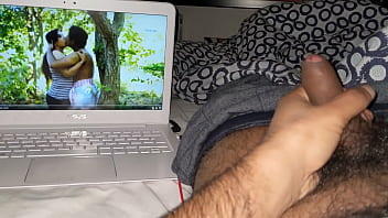 indian girl watching porn and masturbating