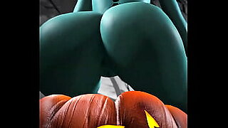 3d animated shoving cucumber and deep fucking10