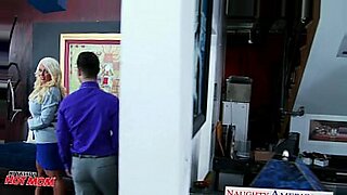 horny cougar seduces workmate and fucks in office